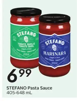 Sobeys STEFANO Pasta Sauce offer