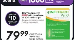 Sobeys ONE TOUCH Verio Test Strips offer