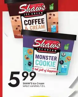 Sobeys SHAW'S Ice Cream offer