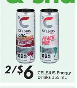 Sobeys CELSIUS Energy Drinks offer