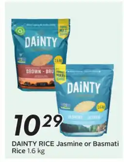 Sobeys DAINTY RICE Jasmine or Basmati Rice offer