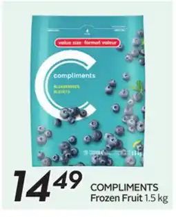 Sobeys COMPLIMENTS Frozen Fruit offer