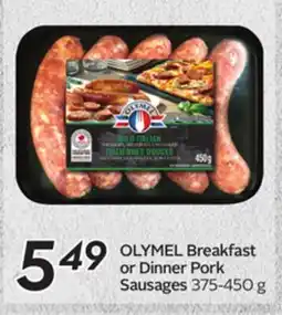 Sobeys OLYMEL Breakfast or Dinner Pork Sausages offer