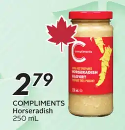 Sobeys COMPLIMENTS Horseradish offer