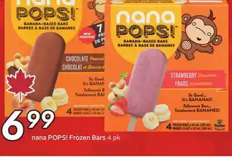 Sobeys nana POPS! Frozen Bars offer