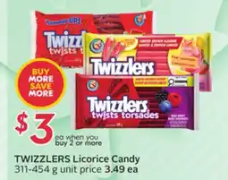 Sobeys TWIZZLERS Licorice Candy offer