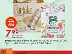 Sobeys PARTAKE Non-Alcoholic Beer offer