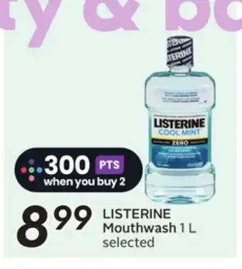 Sobeys LISTERINE Mouthwash offer