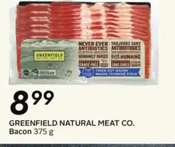Sobeys GREENFIELD NATURAL MEAT CO. Bacon offer