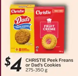Sobeys CHRISTIE Peek Freans or Dad's Cookies offer