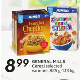 Sobeys GENERAL MILLS Cereal offer