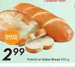 Sobeys French or Italian Bread offer