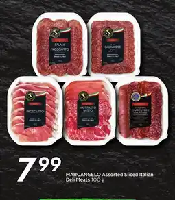 Sobeys MARCANGELO Assorted Sliced Italian Deli Meats offer