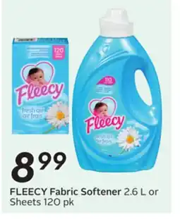 Sobeys FLEECY Fabric Softener offer