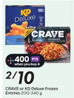 Sobeys CRAVE or KD Deluxe Frozen Entrées offer