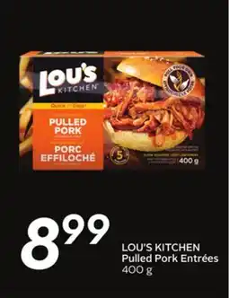 Sobeys LOU'S KITCHEN Pulled Pork Entrées offer