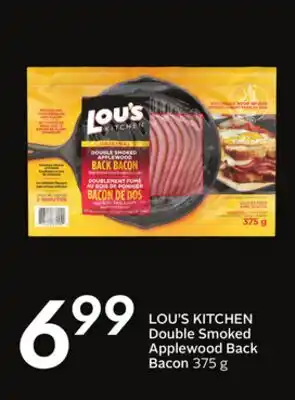 Sobeys LOU'S KITCHEN Double Smoked Applewood Back Bacon offer