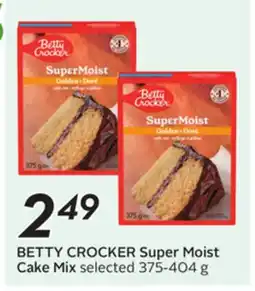 Sobeys BETTY CROCKER Super Moist Cake Mix offer