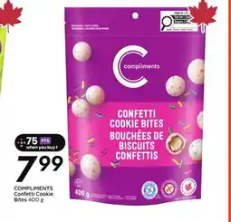 Sobeys COMPLIMENTS Confetti Cookie Bites offer