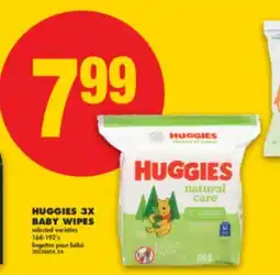 No Frills HUGGIES 3X BABY WIPES, 168-192'S offer