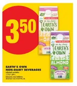 No Frills EARTH'S OWN NON-DAIRY BEVERAGES, 1.75/1.89 L offer