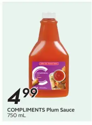 Sobeys COMPLIMENTS Plum Sauce offer