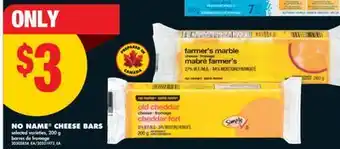 No Frills NO NAME CHEESE BARS, 200 g offer