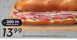 Sobeys Whole Assorted Dagwood Sandwich offer