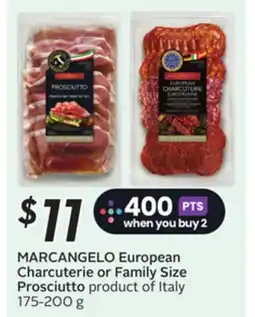 Sobeys MARCANGELO European Charcuterie or Family Size Prosciutto offer