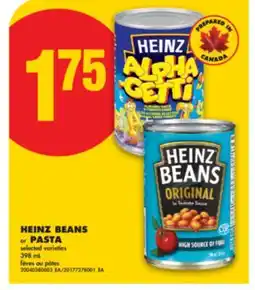 No Frills HEINZ BEANS OR PASTA, 398 mL offer