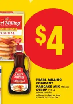 No Frills PEARL MILLING COMPANY PANCAKE MIX, 905 g or SYRUP, 710 mL offer