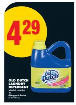 No Frills OLD DUTCH LAUNDRY DETERGENT, 4 L offer