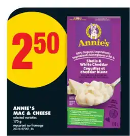 No Frills ANNIE'S MAC & CHEESE, 170 g offer