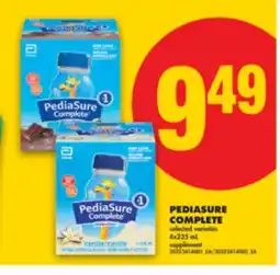 No Frills PEDIASURE COMPLETE, 4x235 mL offer