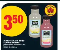 No Frills MINUTE MAID ZERO SUGAR DRINKS, 1.54 L offer