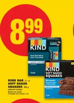 No Frills KIND BAR 5'S OR SOFT BAKED SQUARES 200 G offer