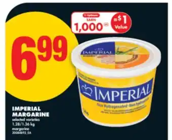 No Frills IMPERIAL MARGARINE offer