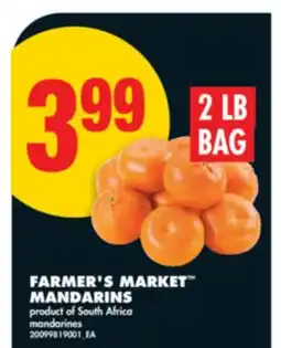 No Frills FARMER'S MARKET MANDARINS offer