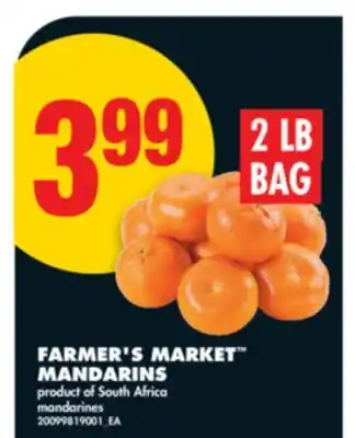 No Frills FARMER'S MARKET MANDARINS offer