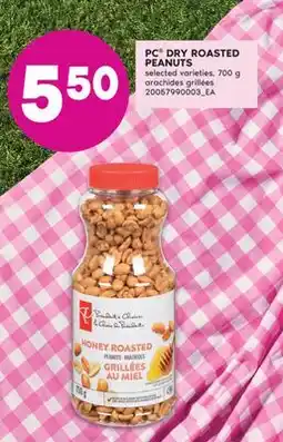 No Frills PC DRY ROASTED PEANUTS, 700 g offer