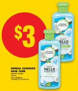 No Frills HERBAL ESSENCES HAIR CARE, 346 ML offer