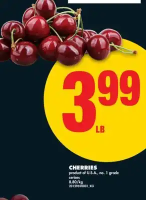 No Frills CHERRIES offer