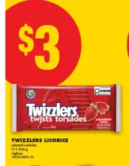 No Frills TWIZZLERS LICORICE, 311-454 g offer