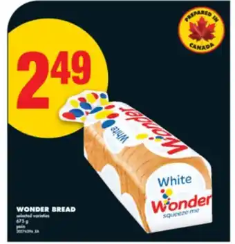 No Frills WONDER BREAD, 675 g offer