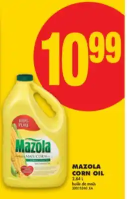 No Frills MAZOLA CORN OIL, 2.84 L offer