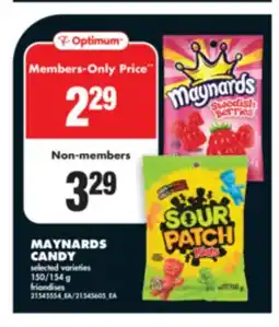 No Frills MAYNARDS CANDY, 150/154 g offer