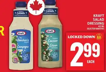 Food Basics KRAFT SALAD DRESSING offer
