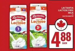 Food Basics LACTANTIA LACTOSE FREE MILK offer