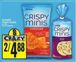 Food Basics QUAKER CRISPY MINIS offer
