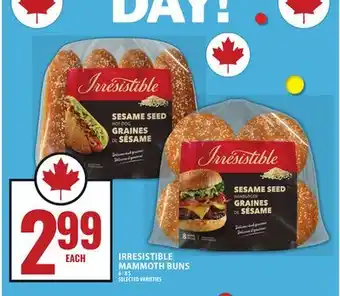 Food Basics IRRESISTIBLE MAMMOTH BUNS offer